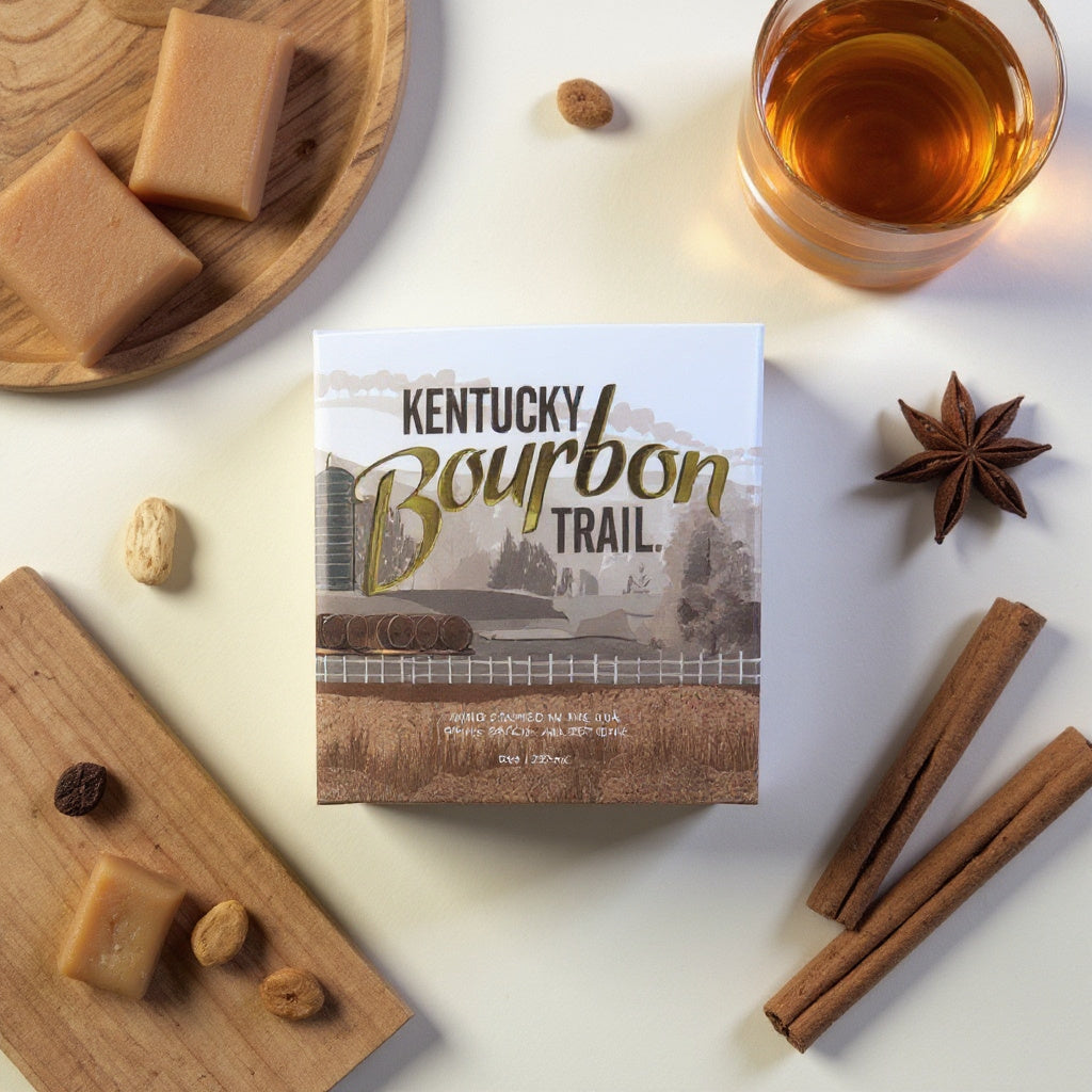 Kentucky Bourbon Trail Box Candle